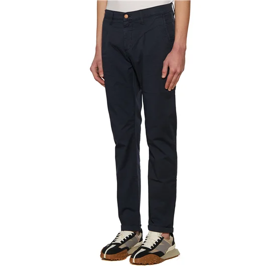 DANIELE ALESSANDRINI PANTALONE CHINO IN COTONE Liquidazione