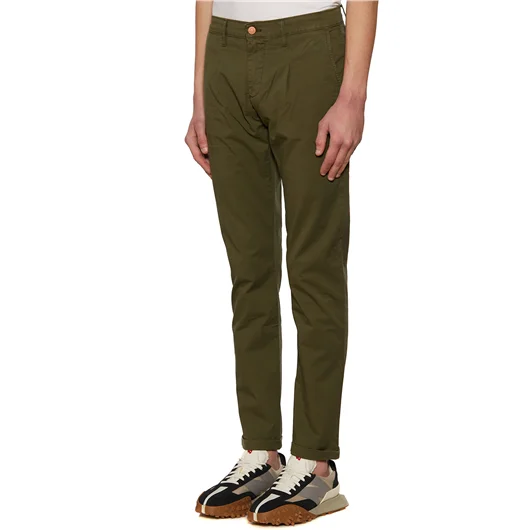 DANIELE ALESSANDRINI PANTALONE CHINO IN COTONE Comprane uno, ottenene uno gratis