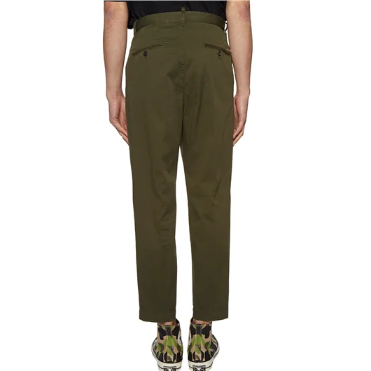 DSQUARED PANTALONE IN COTONE 2 PLEATS FIT Offerta settimanale