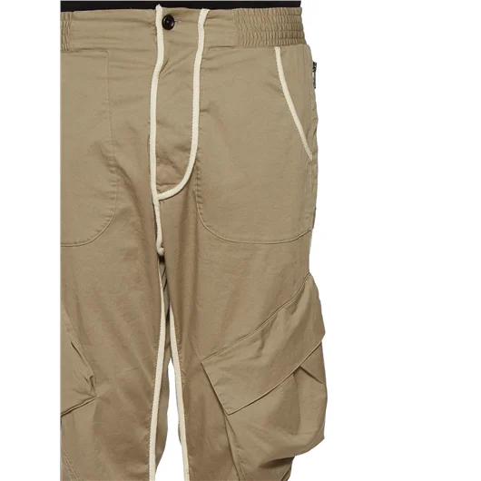 NOSTRASANTISSIMA PANTALONE IN COTONE CARGO Rilascio limitato
