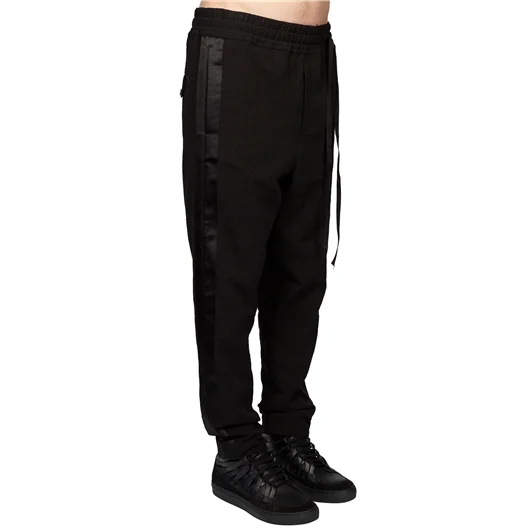 DAMIR DOMA PANTALONE IN COTONE CON REVERS IN RASO Ultimi tre giorni