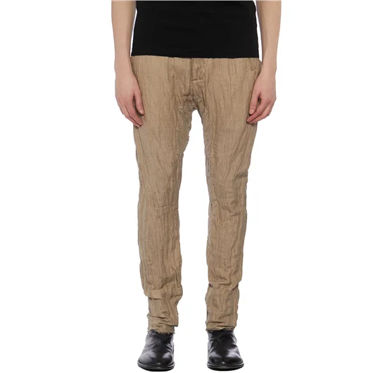 MASNADA PANTALONE IN COTONE E LINO ACQUISTA ORA
