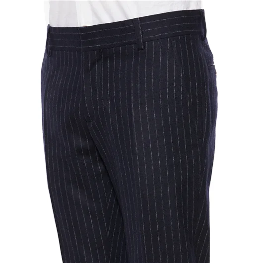 DANIELE ALESSANDRINI PANTALONE IN LANA Sostegno trimestrale