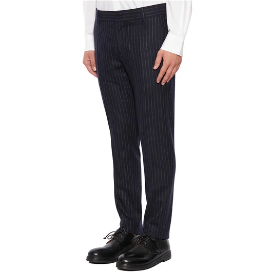 DANIELE ALESSANDRINI PANTALONE IN LANA Sostegno trimestrale