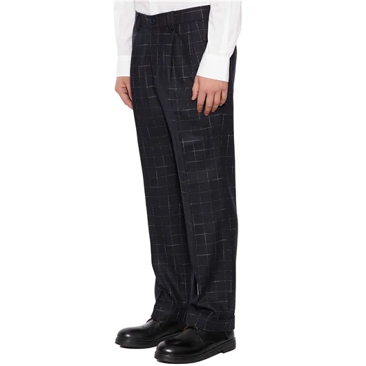 DANIELE ALESSANDRINI PANTALONE IN LANA Fino al 55% di sconto