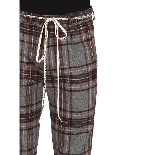 REPRESENT PANTALONE IN TARTAN Esporta salva