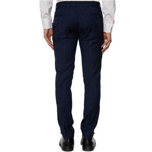 DANIELE ALESSANDRINI PANTALONE SLIMATO IN CHECK Sottocosto