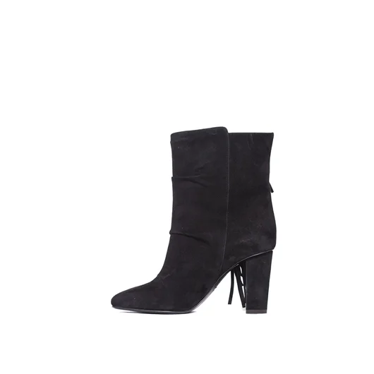 GIUSEPPE ZANOTTI STIVALETTO IN CAMOSCIO CON FRANGE Online Outlet