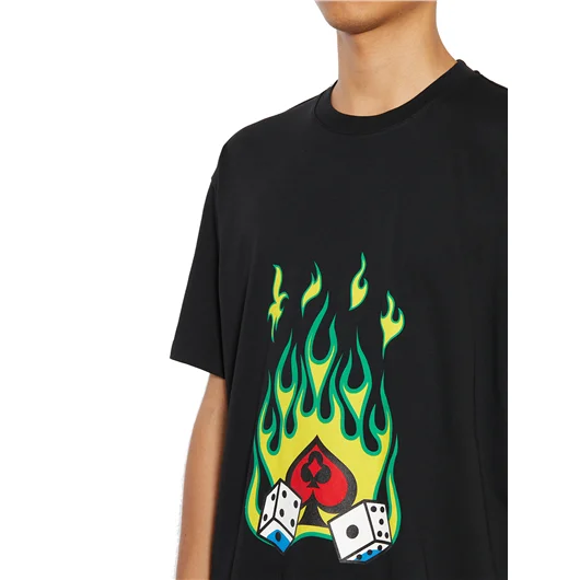 JUST DON T-SHIRT GIROCOLLO IN COTONE Offerte giornaliere