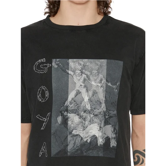 DEATHMASK T-SHIRT GIROCOLLO IN COTONE Sconti VIP