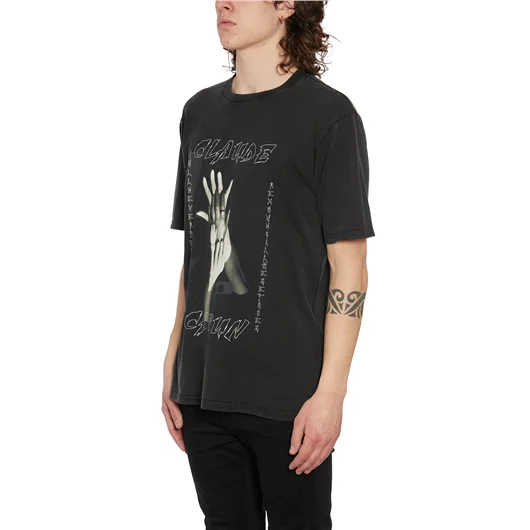DEATHMASK T-SHIRT GIROCOLLO IN COTONE Super Saving Price