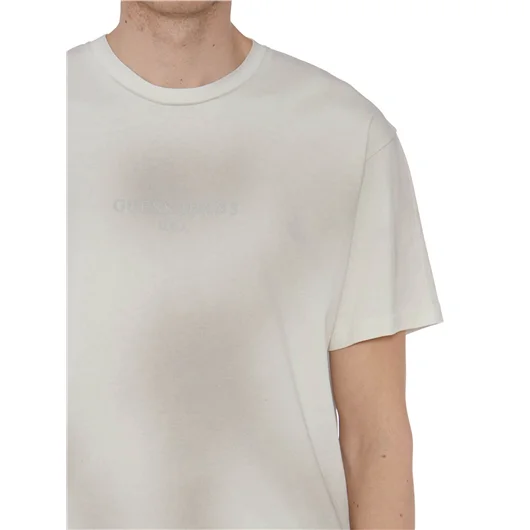 GUESS USA T-SHIRT GIROCOLLO IN COTONE Ultimi tre giorni