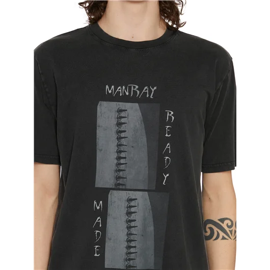 DEATHMASK T-SHIRT GIROCOLLO IN COTONE Latest stili