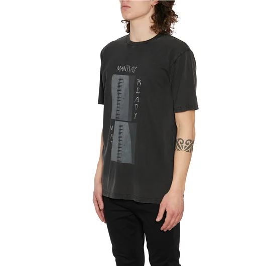 DEATHMASK T-SHIRT GIROCOLLO IN COTONE Latest stili