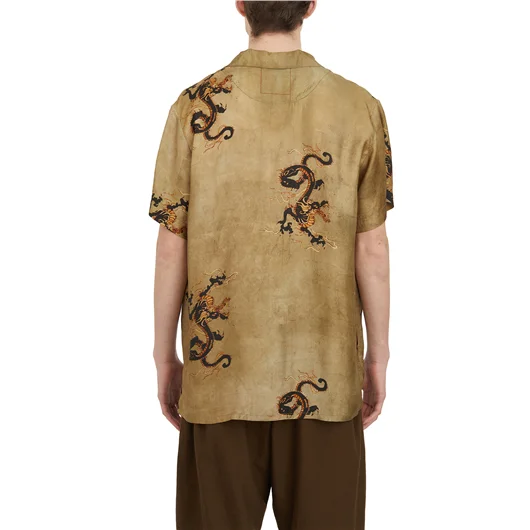 UMA WANG CAMICIA TERRY IN CUPRO Saldi Di Fabbrica