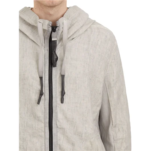 69 BY ISAAC SELLAM FELPA CON ZIP E CAPPUCCIO In Saldo