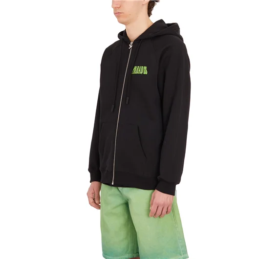 3PARADIS FELPA IN COTONE CON ZIP E CAPPUCCIO Sconto di tempo limitato