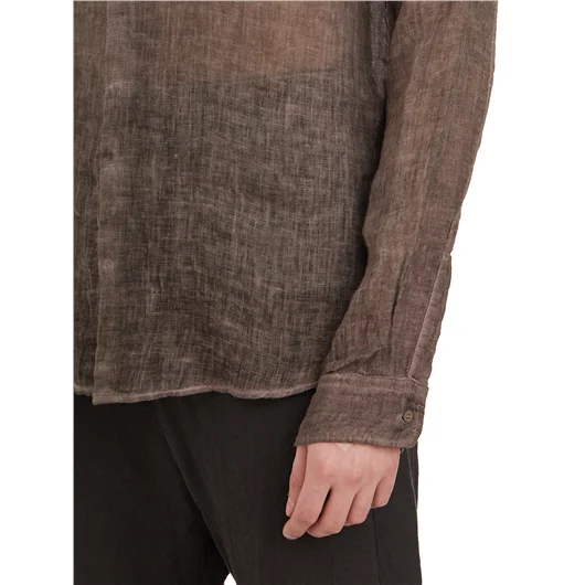 POEME BOHEMIEN CAMICIA COREANA IN LINO Offerta San Valentino