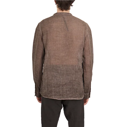 POEME BOHEMIEN CAMICIA COREANA IN LINO Offerta San Valentino