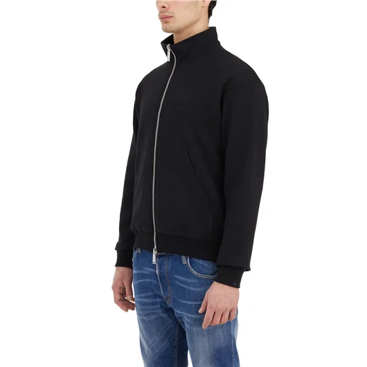 DSQUARED FELPA IN COTONE CON ZIP Limitato a 3 giorni