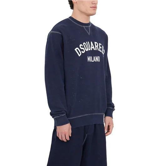 DSQUARED FELPA GIROCOLLO LOGO Esporta salva