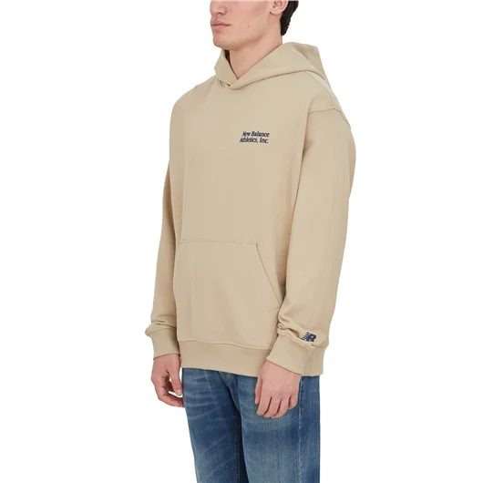 NEW BALANCE FELPA CON CAPPUCCIO IN COTONE Italy