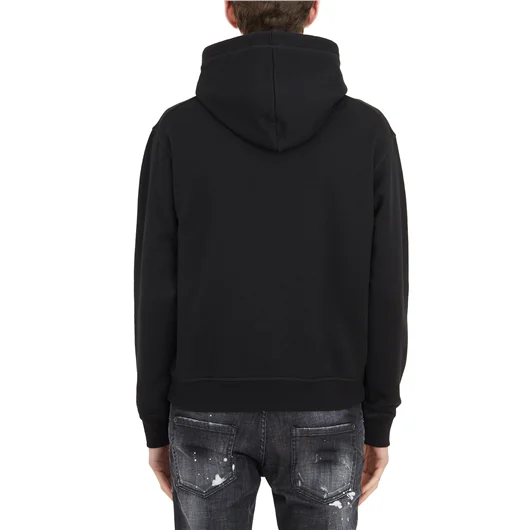 DSQUARED FELPA ICON CON CAPPUCCIO Spedizione Gratuita
