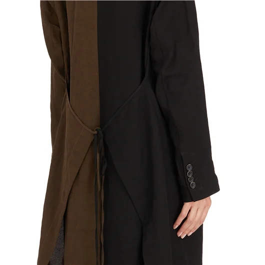 UMA WANG CAPPOTTO CENT MISTO LINO Soddisfazione Garantita