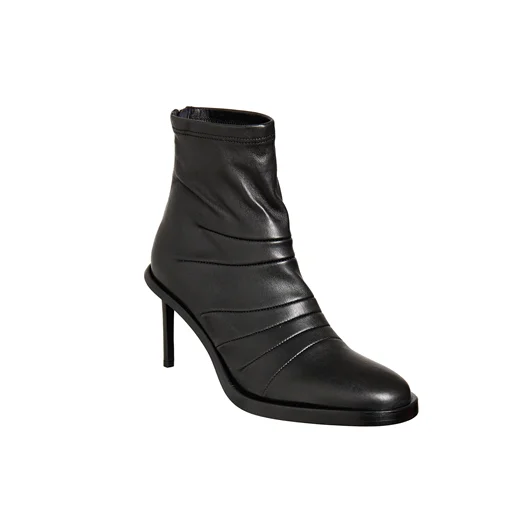 ANN DEMEULEMEESTER TRONCHETTO IN NAPPA STRETCH Qualità Garantita