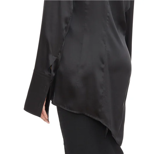 ANN DEMEULEMEESTER CAMICIA JOTIE IN SATIN Negozi Online