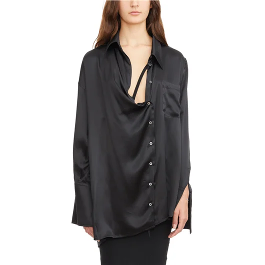 ANN DEMEULEMEESTER CAMICIA JOTIE IN SATIN Negozi Online