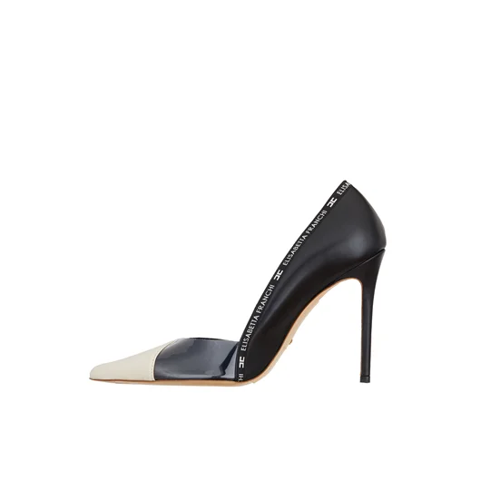 ELISABETTA FRANCHI DECOLLETE' IN PELLE CON NASTRO Vendite Flash