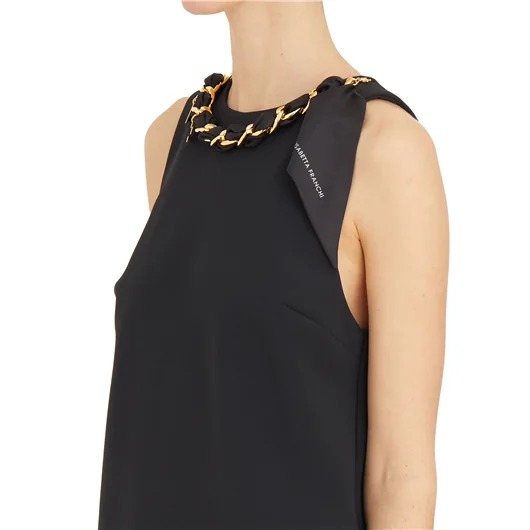 ELISABETTA FRANCHI ABITO MINI IN CREPE STRETCH Moda