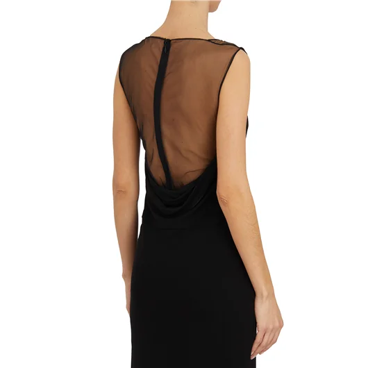 HELMUT LANG ABITO LUNGO IN VISCOSA Spedizione gratuita