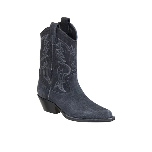 VIC MATIE' TRONCHETTO TEXANO IN DENIM Grande vendita
