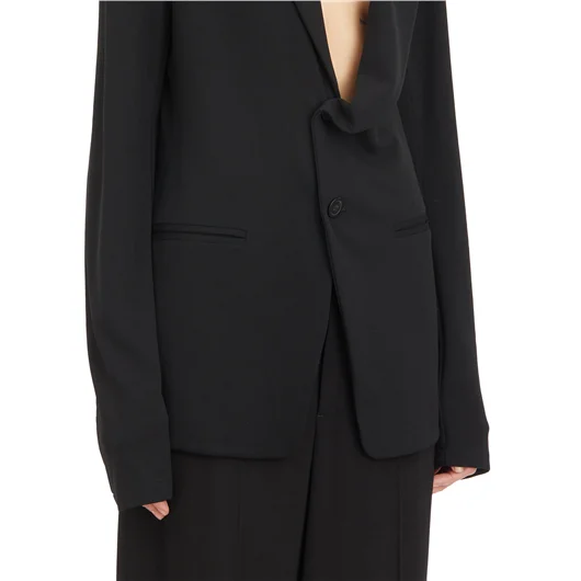 ANN DEMEULEMEESTER GIACCA ASIMMETRICA NOVA LIGHT Fornitura limitata