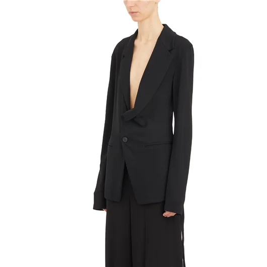 ANN DEMEULEMEESTER GIACCA ASIMMETRICA NOVA LIGHT Fornitura limitata