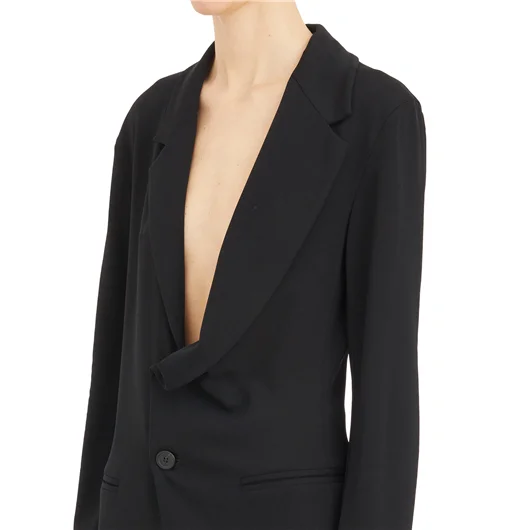ANN DEMEULEMEESTER GIACCA ASIMMETRICA NOVA LIGHT Fornitura limitata