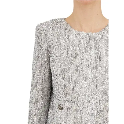 ELISABETTA FRANCHI GIACCA IN TWEED LUREX Offerta esclusiva