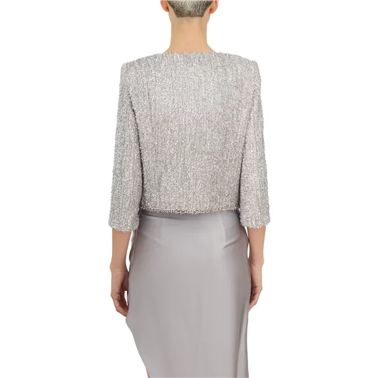 ELISABETTA FRANCHI GIACCA IN TWEED LUREX Offerta esclusiva