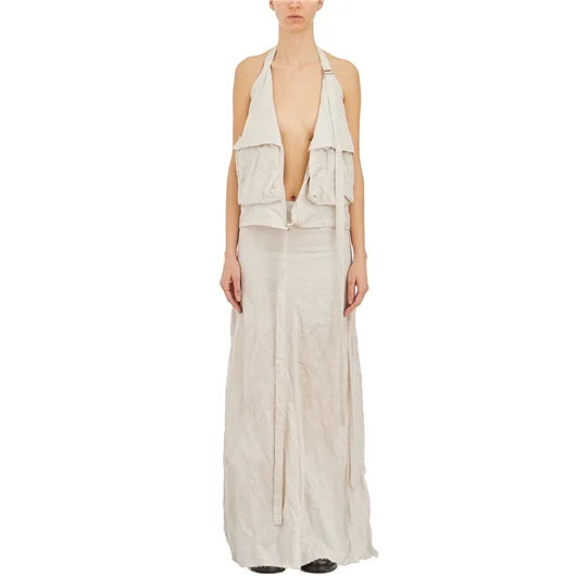 ANN DEMEULEMEESTER GILET CARGO IN COTONE Offerta Giorno del Papà