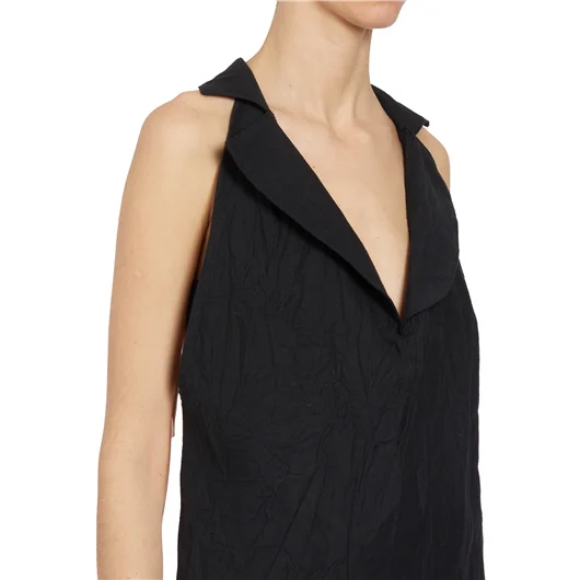 NOSTRASANTISSIMA GILET IN LINO CON REVER Offerta Anniversario