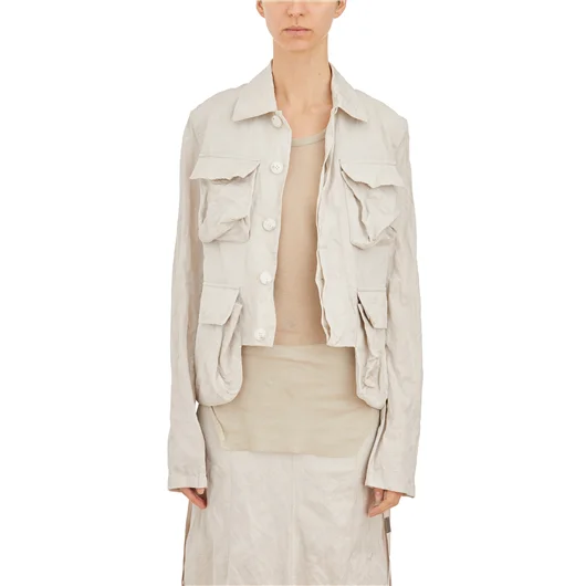 ANN DEMEULEMEESTER CARGO JACKET ULTRA LIGHT Offerta temporanea