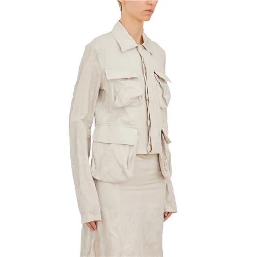 ANN DEMEULEMEESTER CARGO JACKET ULTRA LIGHT Offerta temporanea