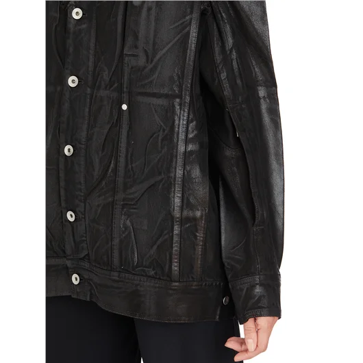 RICK OWENS DRKSHDW GIACCA IN COTONE SPALMATO TEC WORKER Bestseller