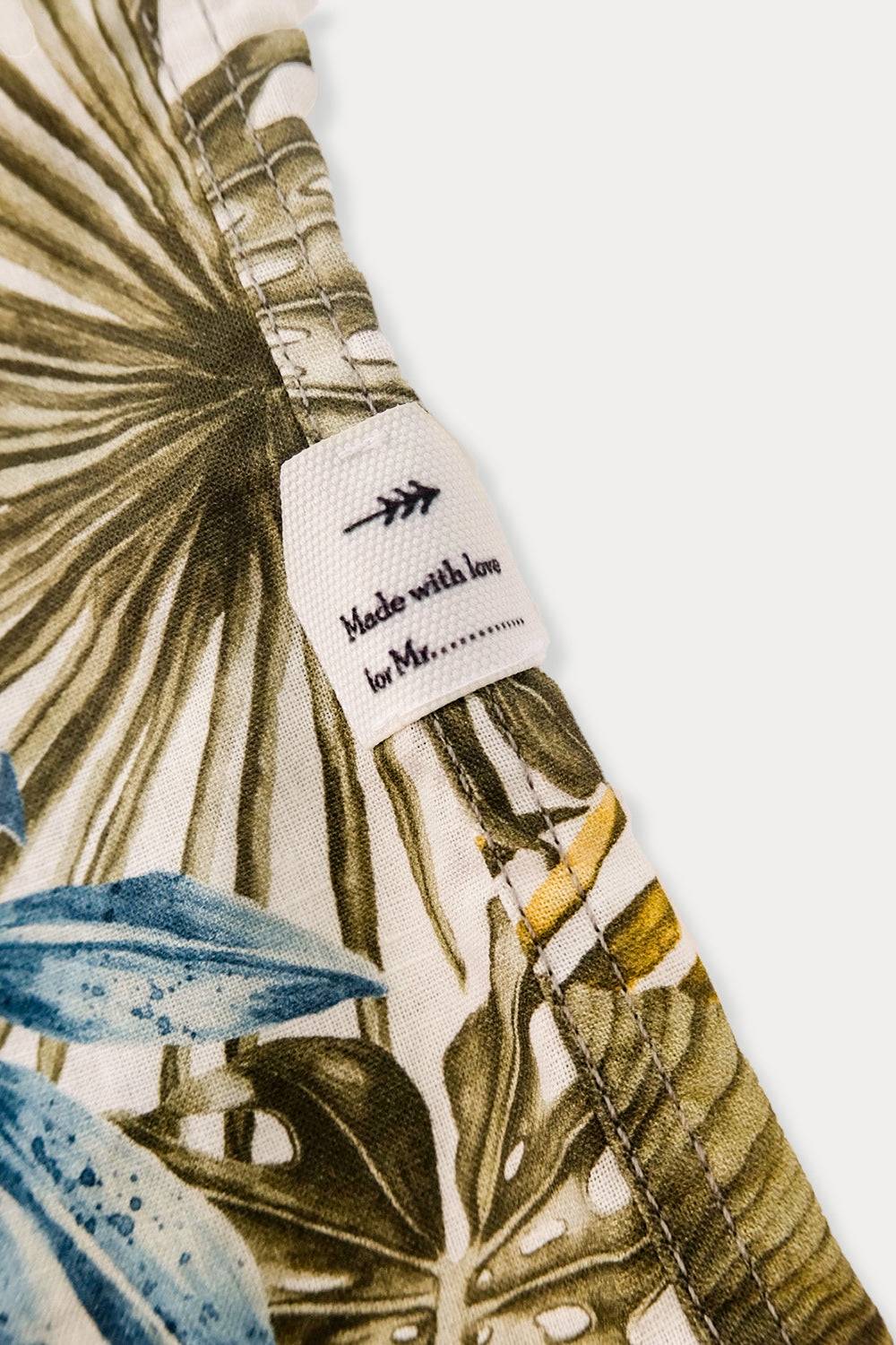 Portofiori CAMICIA FANTASIA MISTO LINO Promozione