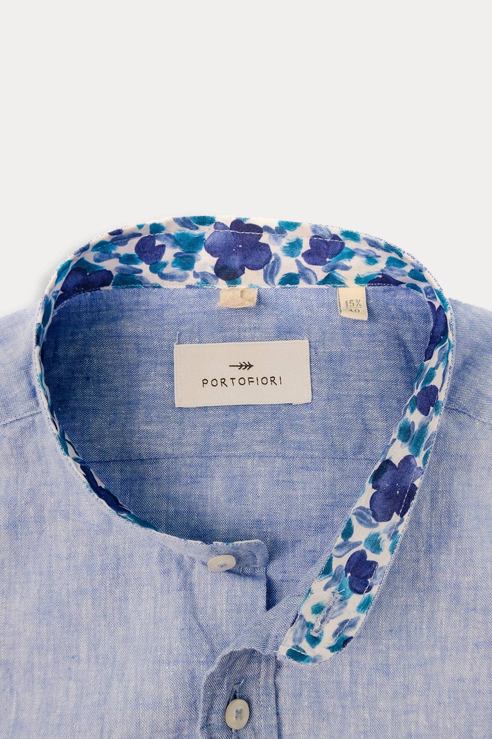 Portofiori CAMICIA KOREA MISTO LINO Promozione Limitata