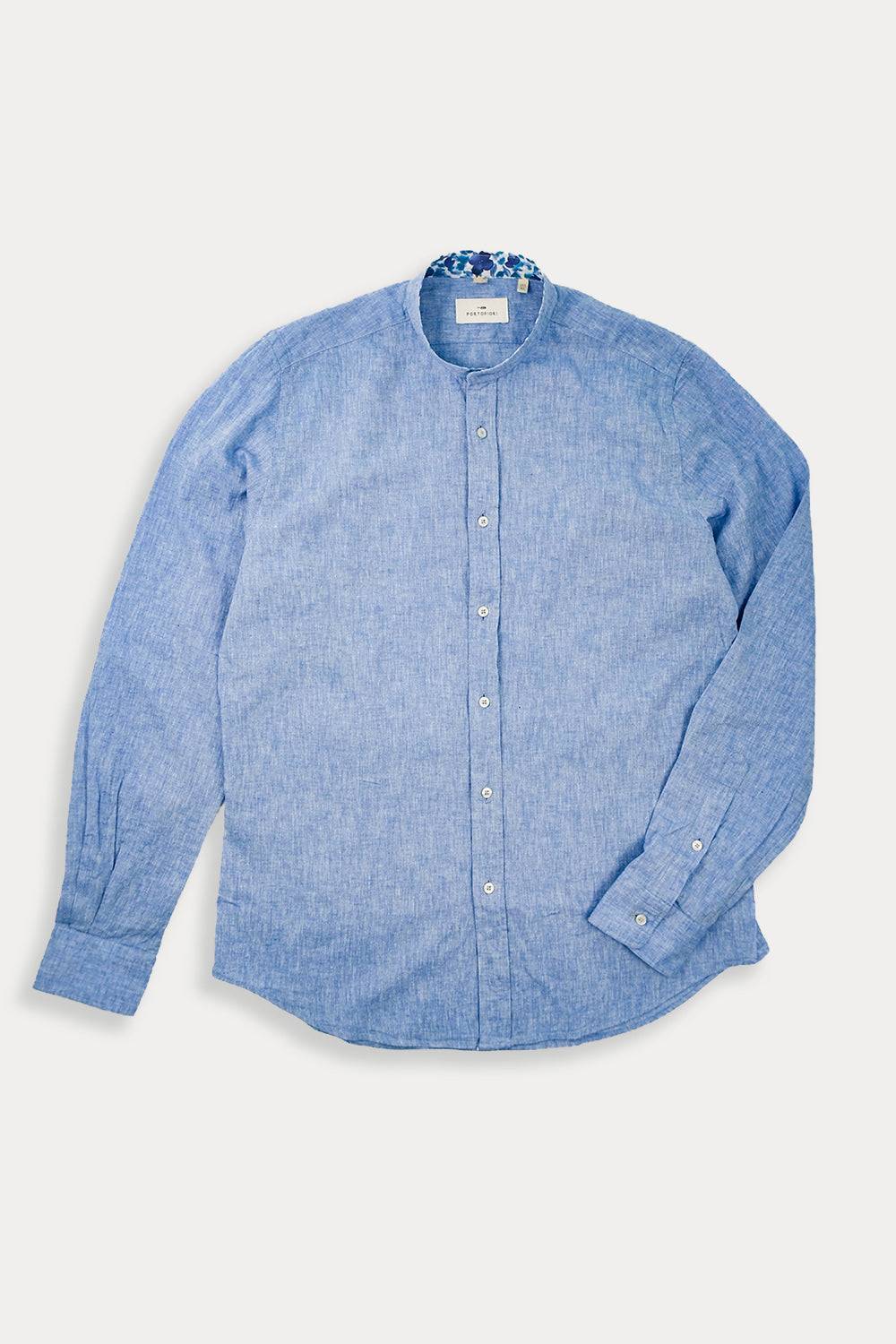 Portofiori CAMICIA KOREA MISTO LINO Promozione Limitata