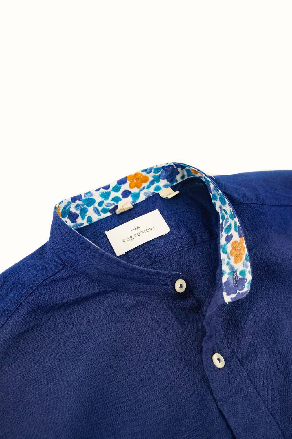 Portofiori CAMICIA KOREA MISTO LINO Promozione Limitata