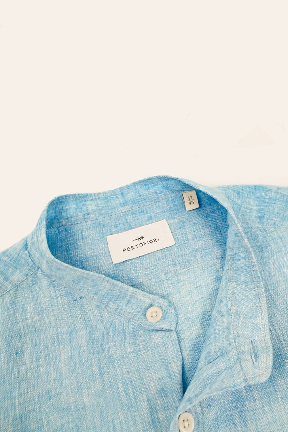 Portofiori CAMICIA KOREA PURO LINO Affare Del Giorno